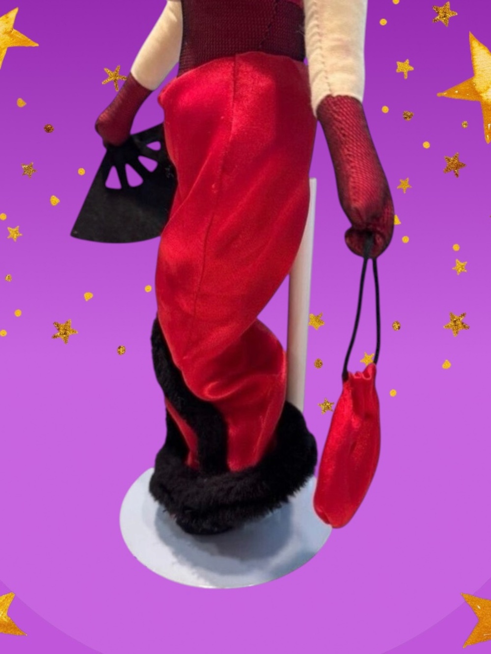 Betty Boop Saloon byKellyToy Cloth Rag Doll 15”